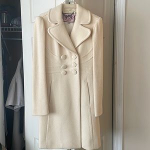 Tan juicy couture winter dress jacket